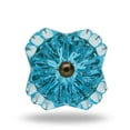 thumbnail image 3 of Set of Six Hobery Blue Glass Cabinet Knobs by Trinca-Ferro, 3 of 8