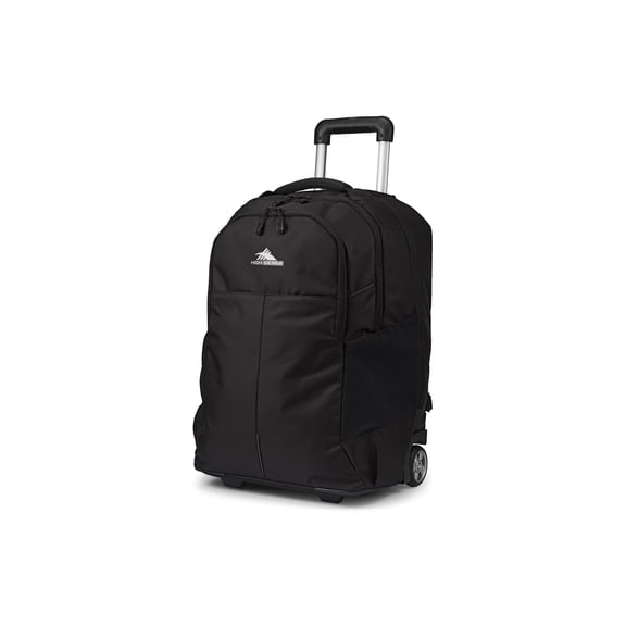High Sierra Powerglide Pro Wheeled Backpack with Telescoping Handle, Black
