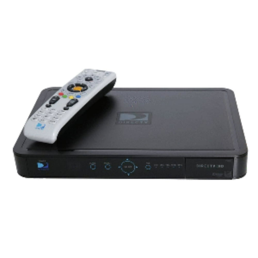 13" Black and White H24 DIRECTV Receiver with IR RF Remote Walmart