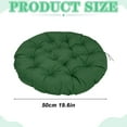 thumbnail image 3 of 19.6 Inch Water Resistant Papasan Cushion, 1 Pc Rocker Chair Pads, Hammock Seating Cushion for Hanging Egg Chair Folding Garden Sofa Patio Garden Swing Chair, Green, 3 of 9