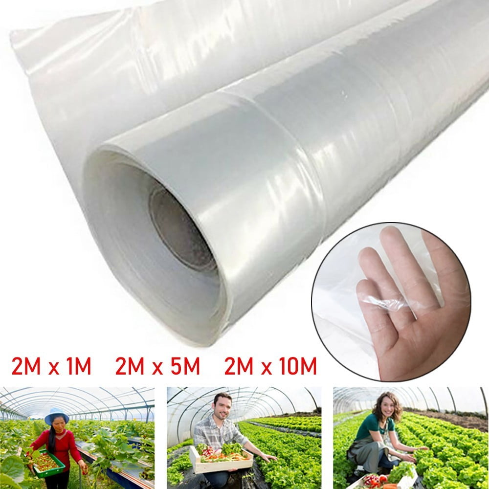 Sufanic Clear Plastic Greenhouse Poly Film Polytunnel Poly Hot House Cover VARIOUS LENGT