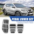 thumbnail image 3 of Kit de cubierta de pedal de acelerador de gas Unique Bargains para Nissan Qashqai J11 2014-2020 tono plateado, 3 of 7