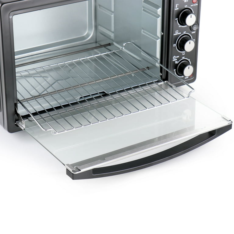 Central XL Toaster Oven and Broiler with Dual Solid Element Burners in