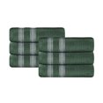 thumbnail image 5 of BNM Zero Twist Ribbed Cotton Hand Towel Set of 6, Forest Green, 5 of 11