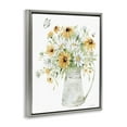 thumbnail image 4 of Stupell Industries Sunflowers & Daisies Vase Botanical & Floral Painting Gray Floater Framed Art Print Wall Art, 17 x 21, 4 of 10