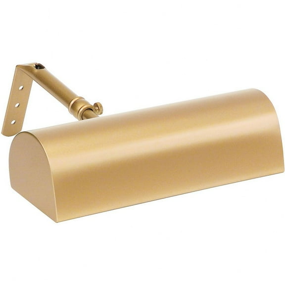 House of Troy T8-76 Classic Traditional - 1 Light Picture Light-2.25 Inches Tall and 8 Inches Wide Weathered Brass T10 Mahogany Bronze Finish with Metal Shade