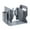 Gray, variant on Multifunctional Adjustable Bookend with Pen Holder Expandable Bookends to Hold Books Heavy Duty Book Holder for Office, School, Library