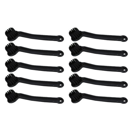 10PCS Plastic Handle Soymilk Machine Cleaning  Flexible Juicer Food Processor  (Black)