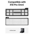 thumbnail image 5 of 2Pcs Replacement Washable Filter compatible with X10 Pro Omni Robot Vacuum Cleaner Parts, 5 of 5