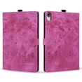 thumbnail image 2 of FJLBDE Case for Lenovo Tab P11 11.0 Inch TB-J606F with Stand, Card Slot, Embossed Cat PU Leather Cover, Rose, 2 of 7