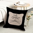 thumbnail image 3 of Throw Pillow Covers 18 x 18 Inch Set of 4, Modern Sofa Throw Pillow Cover, Decorative Outdoor Cotton Linen Fabric Pillowcase for Home Sofa Couch Bed Car Décor,45x45cm, 3 of 5