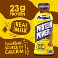 thumbnail image 3 of Nesquik Protein Power, Chocolate Protein Milk Beverage, 23g Protein per Bottle, Ready to Drink, 14 oz Bottle 14 fl oz, 3 of 7