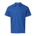 thumbnail image 4 of Sngxgn Men's Stretch Cotton Short Sleeve Polo T-Shirt(Blue,M), 4 of 6
