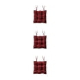 thumbnail image 4 of Almohadillas de poliéster para silla Yuarrent cojín de asiento cálido de rejilla color negro, 4 of 6