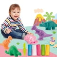 thumbnail image 2 of Set de manualidades de plastilina Dinosaurl Soft Magic con herramienta para niños, 2 of 5
