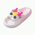 thumbnail image 3 of Godom Slippers for Girls Non-Slip Super Soft Slides Bathroom Thick Sole Sandals Kid Cloud Slides, 3 of 7