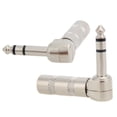 thumbnail image 3 of Conector de micrófono Cable Audio ángulo recto estéreo teléfono enchufe guitarra conector 2 uds JShteea El nuevo, 3 of 6