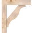 thumbnail image 3 of Ekena Millwork 7 1/2"W x 34"D x 38"H Funston Block Smooth Bracket w/ Offset Brace, Douglas Fir, 3 of 25