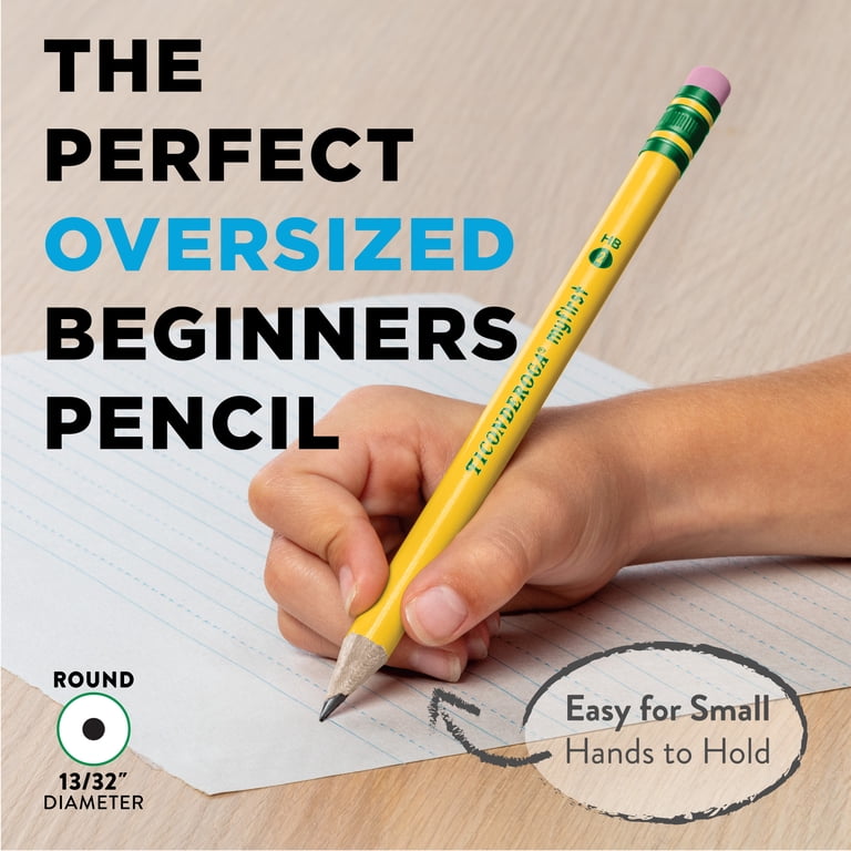 Ticonderoga My First Pencils, Jumbo, #2 HB, 4-Count with Sharpener photo 3