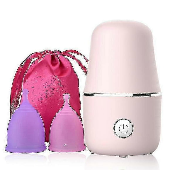 Menstrual Cups + Steamer Bundle - All You Need To Start Your Menstrual Cup Journey! - Feminine Hygiene - Leak-free - Up To 99.9%