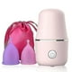 thumbnail image 1 of Menstrual Cups + Steamer Bundle - All You Need To Start Your Menstrual Cup Journey! - Feminine Hygiene - Leak-free - Up To 99.9%, 1 of 4