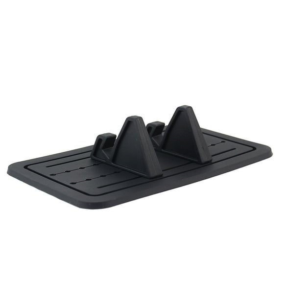 CIMAXIC 1 Pc Universal Silicone Mobile Phone Holder Car Dashboard GPS Anti Mat Desktop Stand Bracket(Black),7.01"X4.33"X1.57"