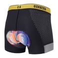 thumbnail image 4 of Ropa interior para andar en bicicleta para hombre, de malla de ángulo plano, transpirable, de secado rápido, con cojín de silicona espesado, 4 of 5