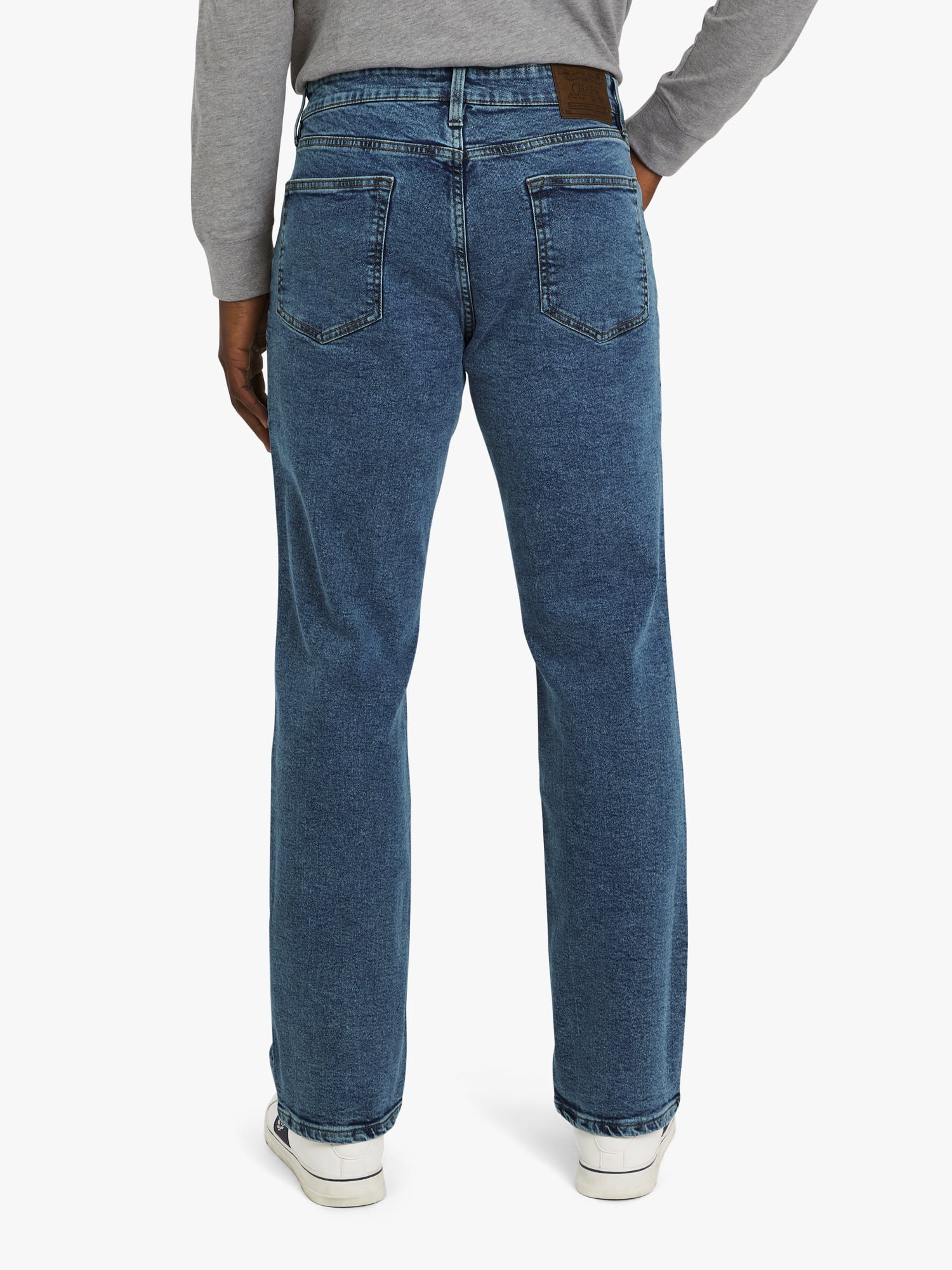 Chaps Men's & Big Men's Stretch Relaxed-Fit Denim Jeans, Sizes 30-42