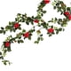 thumbnail image 4 of Enredaderas de rosas artificiales, enredaderas de flores, accesorio de fotografía, hojas de imitación colgantes florales para mesa de jardín, centro Rojo perfecl Guirnalda de flores, 4 of 8