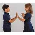 thumbnail image 4 of Unizone Uniforms Polo à Manches Courtes pour Garçon (Très Petit, Bleu Marine), 4 of 6