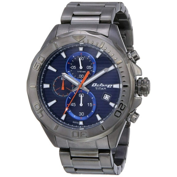 Titan Octane Analog Blue Dial Men's Watch-NL90087QM01/NP90087QM01