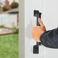 thumbnail image 2 of SHOWERORO 2Pcs Barn Door Handles Black Aluminum Alloy Vintage Simple Design For Homeowners, 2 of 6