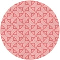 thumbnail image 1 of Ahgly Company Tapis d'Intérieur Lavables en Machine, Ronds, Rouges Transitionnels, Ronds de 3', 1 of 7