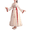 Apricot, variant on Girls Traditional Hanfu Dress Toddler Embroidery Long-Sleeved Performance Outfit 2-14Y