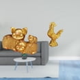 thumbnail image 2 of Figura de escritorio,Figura de cerdo para escritorio de oficina,decoración del hogar,Escultura de pollo,Escultura de pollo,decoración del hogar,figura de gallo,Figura decorativa de, 2 of 8