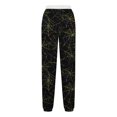 thumbnail image 5 of Plcasen Women Halloween Spider‑Web Print Drawstring Jogger Pants, Loose Casual Pants With Pockets, 5 of 5