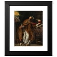 thumbnail image 2 of Philippe de Champaigne 15x18 Black Modern Framed Museum Art Print Titled - Saint Augustine (About 1645), 2 of 5