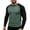 Army Green#raglan long sleeve tops men, variant on Mens Baseball T-shirts Raglan Long Sleeve Crewneck Tops Lightweight Moisture Wicking Workout Shirts Color Block Casual Fall Tees Orange XXL