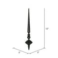 thumbnail image 3 of Vickerman M183317G 12 Po. Embout de Cupola Pailleté Noir 3 par Sac, 3 of 3