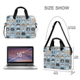 thumbnail image 3 of FORMRS 16" Laptop Bag Carrying Sleeve Case with Handle Travel Shoulder Briefcase, Vibrant Cute Cat, 3 of 8