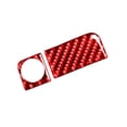 thumbnail image 2 of Real Bright Soft Car Interior Carbon Fiber Sticker Decoration2Pcs For Nissan 350Z 2003-2005 Red Carbon Fiber Rear Storage Box Lock CoverAuto Car Protection Interior Accessories, 2 of 8