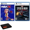 NBA 2K21 and Spider-Man: Miles Morales for PlayStation 5 - Two Game Bundle