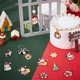 thumbnail image 4 of 1 caja de 40 piezas de 20 estilos de adornos de árbol de Navidad, adornos de Navidad, adornos de invierno, adornos de campana de Papá Noel., 4 of 9
