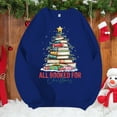 thumbnail image 4 of QHFBli Men's Tall Crewneck Sweatshirt Mens Holiday Fashion Pullover Hoodless Sweatshirt Christmas Fall Graphic Print Top Casual BU1 XL, 4 of 4