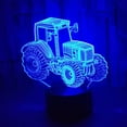 thumbnail image 3 of 7 Color Changing 3D LED Car Night Light For Home, 3 of 7