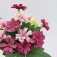 thumbnail image 4 of Ramo de Plantas de Crisantemo Artificiales Que Cuelgan de Flores de Plástico para de Rojo oscuro, 4 of 9