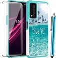 thumbnail image 1 of for T-Mobile Revvl V+ 5G Case,T-Mobile Revvl V Plus 5G?with Tempered Glass Screen Protector,Veeki Dual Layer Shockproof Heavy Duty Protective Hard PC & Silicone Hybrid Phone?Cover Women, 1 of 6