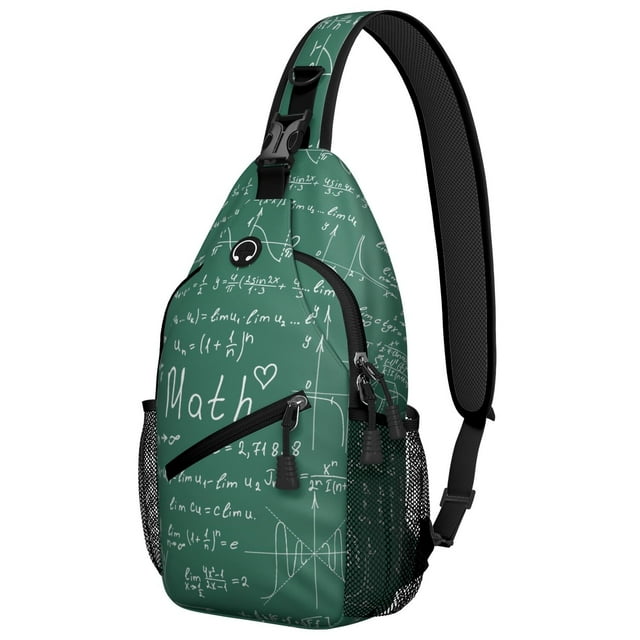 Astronomy Physics Chemistry Experiment Science Lover Gifts Multipurpose Crossbody Sling Backpack for Travel