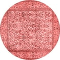 thumbnail image 1 of Ahgly Company Indoor Round Persian Red Traditional Area Rugs, 3' Round, 1 of 4