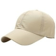 thumbnail image 1 of Outdoor Sport Running Baseball Mesh Hat Men Quick-drying Summer Visor Cap Beige, 1 of 6